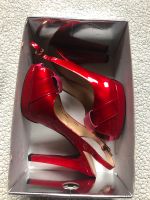 Stuart Weitzman Rot Metallic Peet Toe Pumps Heels Hessen - Offenbach Vorschau