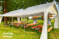 Partyausstattung – Zelte Bierzeltgarnituren Stühle Hussen (Miete) Nordrhein-Westfalen - Waltrop Vorschau