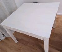 Esstisch/Tisch ausziehbar Ikea Bjursta Weiß 90x90 cm Bayern - Cadolzburg Vorschau