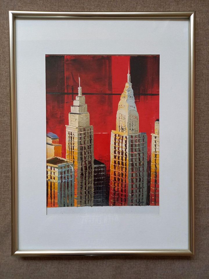 Bild New York Chrysler Building ... Öl ca. 32x42 in Flensburg