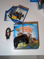 Playstation 4, PS4, mit Zubehör, Controller, Spiele Hessen - Breidenbach (bei Biedenkopf) Vorschau