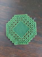 Hardanger Deckchen jägergrün 15x15cm Schleswig-Holstein - Satrup Vorschau