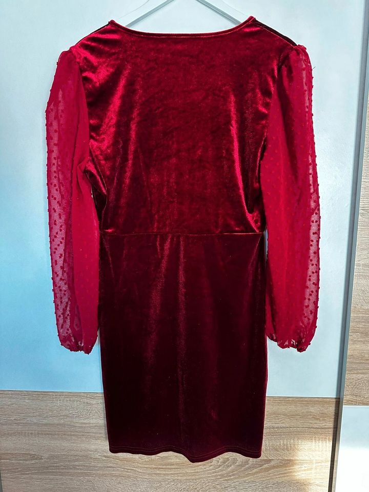 Weinrotes Kleid Festlich XL Abendkleid in Schönberg