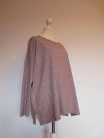 lockerer Yessica Pullover mit Ziernaht beige/braun-grau meliert Hessen - Großenlüder Vorschau