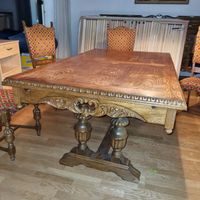 Tisch ausziehbar Echtholz mit 6 Stühlen Saarland - Freisen Vorschau
