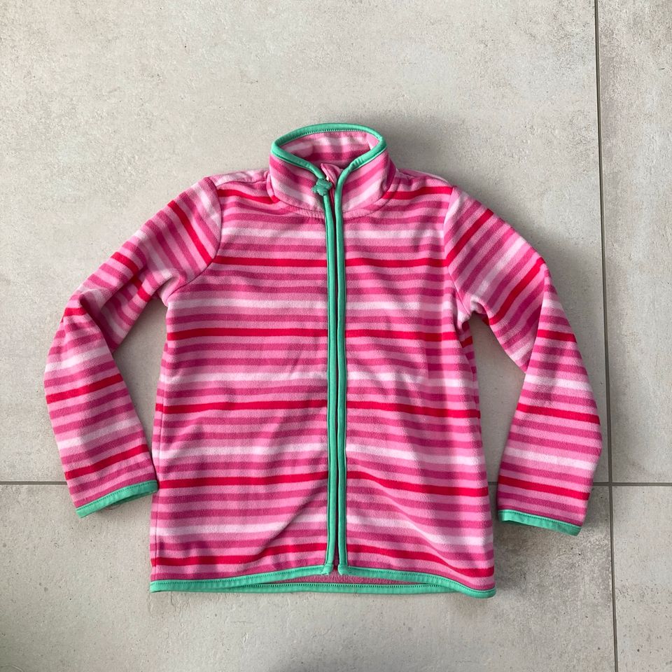 TCM Tchibo Fleecejacke Streifen pink Gr. 110/116 in Lützow