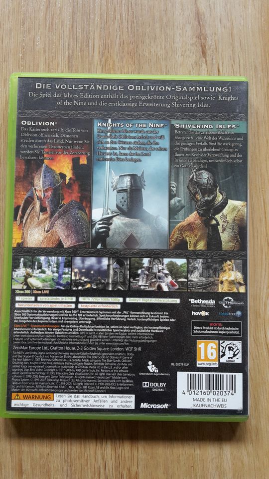 XBOX 360 Oblivion PC Civilization IV in Veitsbronn