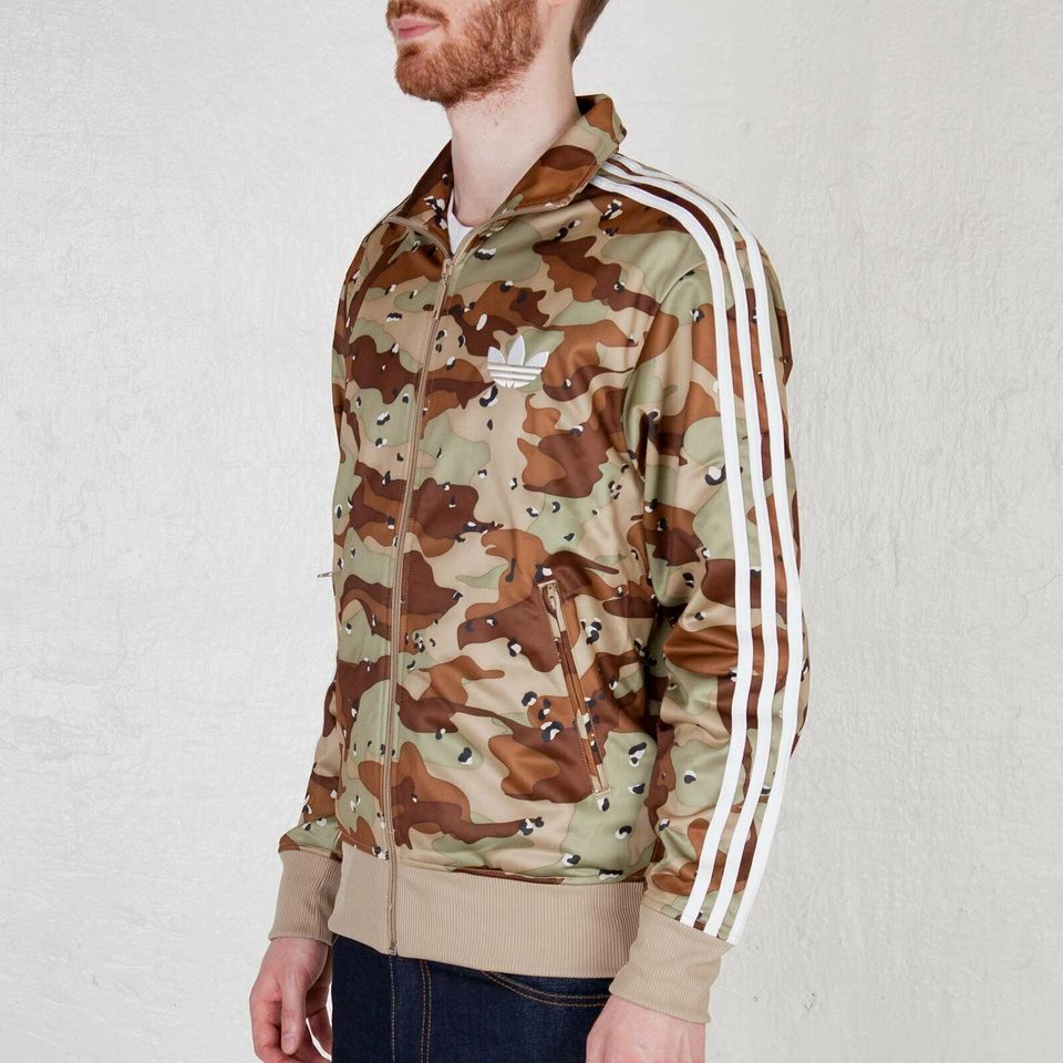 Adidas Firebird Camouflage Jacke Track Top Camo Chocolate Jacket in Hamburg