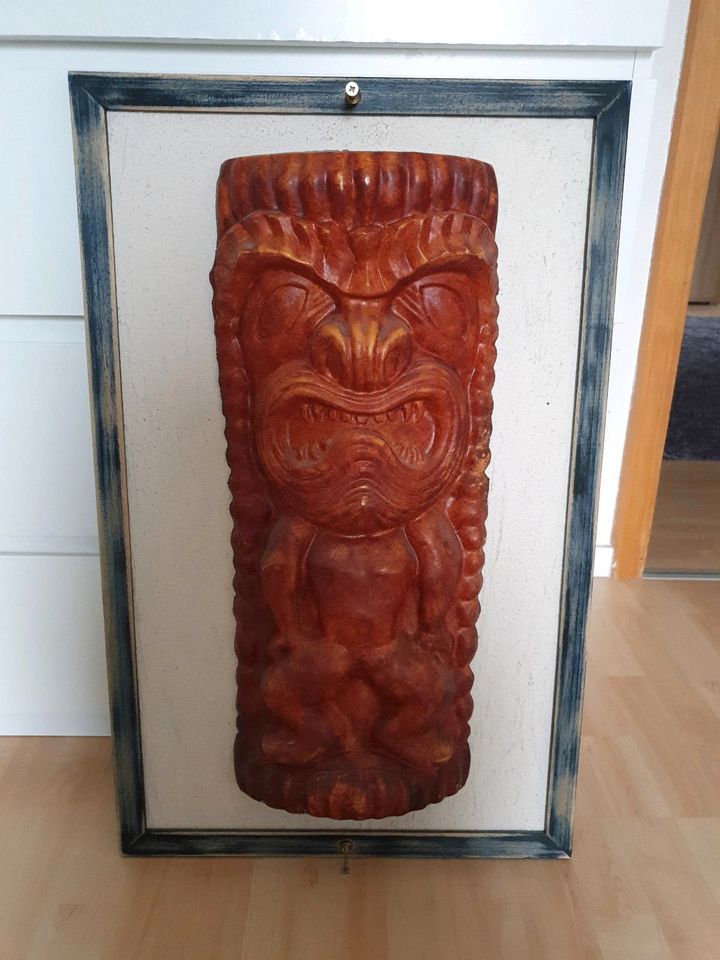 Wandbild hawaianische Figur in Urspringen