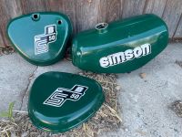 Simson mz s51 s50 moped ddr tank tankset seitendeckel Thüringen - Ziegenrück Vorschau