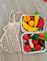 Obst und Gemüse aus Holz mit Beutel für Kinderküche Thüringen - Elsterberg Vorschau