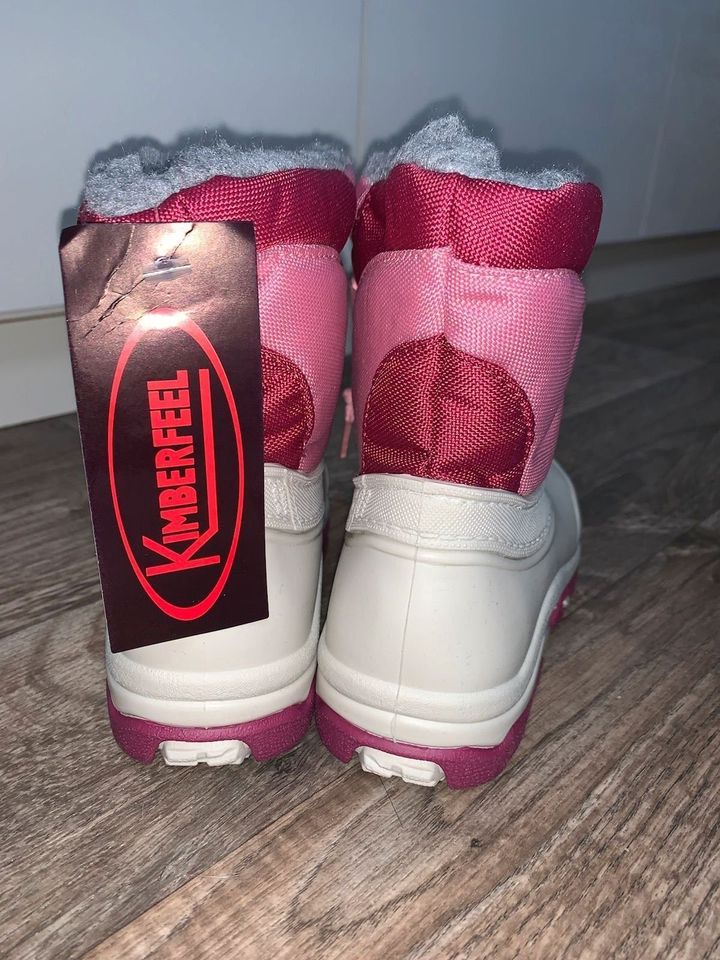 NEU Kimberfeel Stiefel grau pink für Mädchen Gr.26/27 in Kaiserslautern