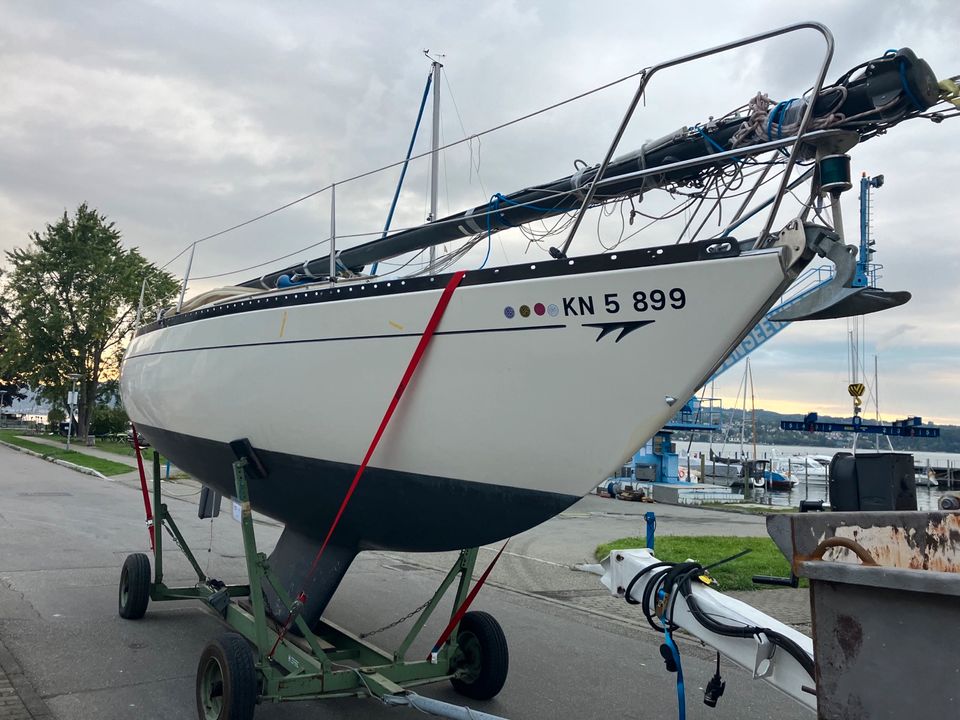 Segelyacht Esslinger&Abt Alpha 32 Segelboot Weber Trailer VERSAND in Schönhausen (Elbe)