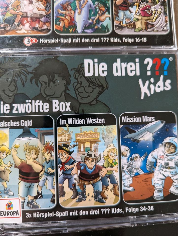 Die drei ??? Kids Hörspiel CD Box Nr.  3,4,6,7,10,12,13,15,19 in Birkenau