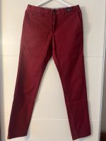 Tommy Hilfiger Chino Hose in Bordeaux Hessen - Flörsbachtal Vorschau