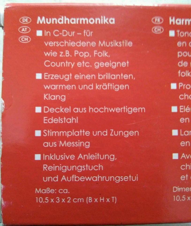 Mundharmonika C-Dur in Hesel