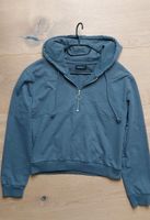 Grauer cropped Hoodie, Kapuzenpullover mit Reißverschluss, Gr. S Niedersachsen - Hohenhameln Vorschau