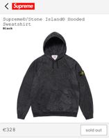 Stone Island x Supreme Hoodie 2023 Schwarz Nordrhein-Westfalen - Olsberg Vorschau