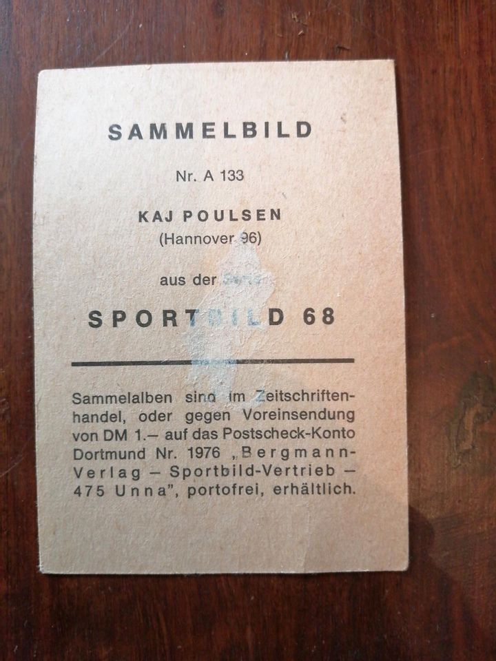 Autogrammkarten Hannover 96 Sammelbild vintage Trikot 60ziger in Ronnenberg