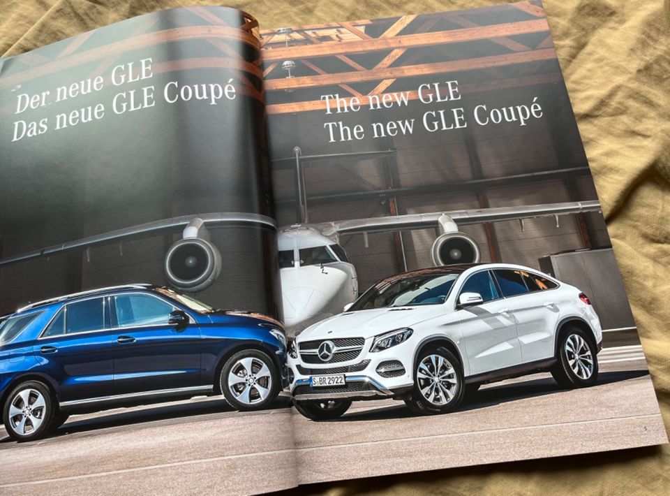 2015 Mercedes GLE & GLE Coupé Pressemappe Prospekt W167/V167 in Nordhorn