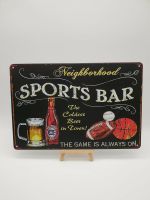 Blechschild Sports Bar Deko Hobbyraum Reklame 20x30cm NEU&OVP Bayern - Kissing Vorschau