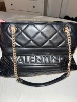 Valentino Tasche Handtasche Schwarz Gold Kunstleder Dresden - Reick Vorschau