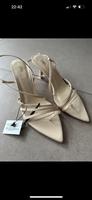 Sandalette Zara Beige Echtleder Neu Bayern - Gilching Vorschau