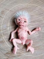 Silikon Baby Gorilla Affe ooak Doll Puppe Figur Sachsen - Nünchritz Vorschau