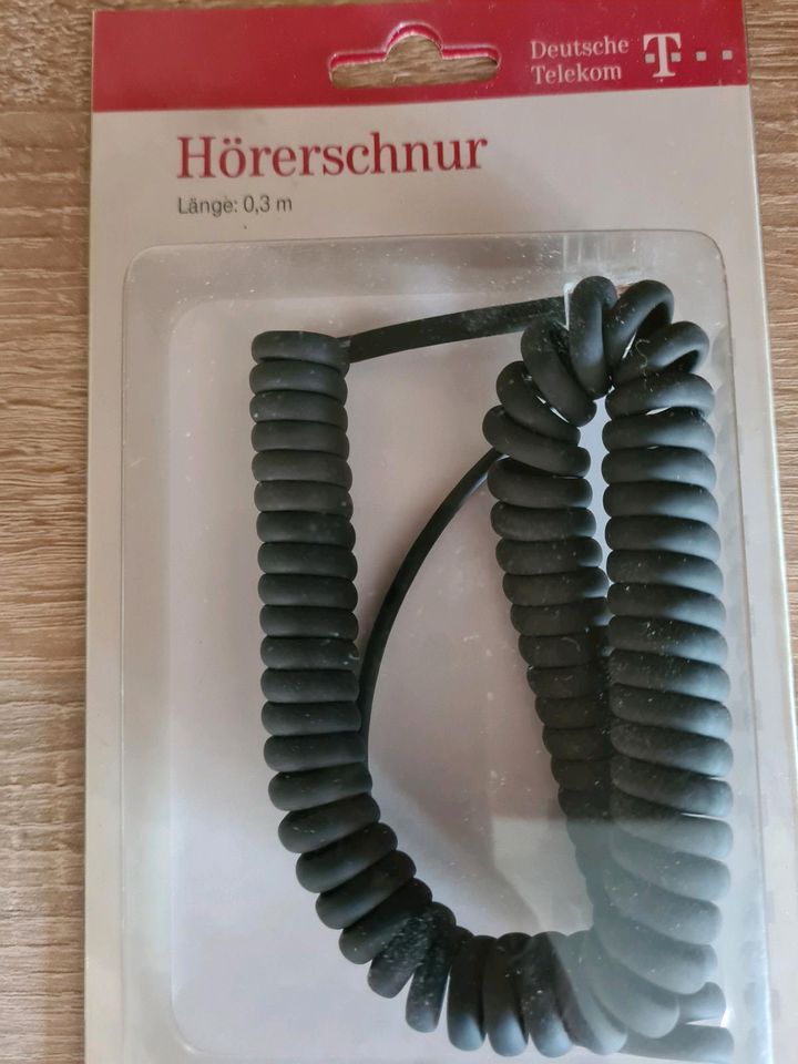 Hörerschnur 1 x eisgrau, 1 x anthrazit in Schwaigern