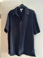 H&M Musselin Hemd Sommer Kurzarm Dunkelblau Herren S Altona - Hamburg Altona-Nord Vorschau