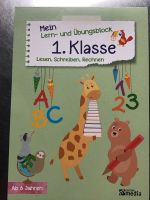 Mein Lern & Übungsblock 1. Klasse Lesen, Schreiben, Rechnen NEU Rheinland-Pfalz - Hackenheim Vorschau