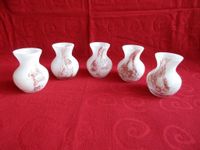 5 kleine Dekor-Glasvasen / 5 gleiche Motiv-Vasen aus Glas Hessen - Rödermark Vorschau