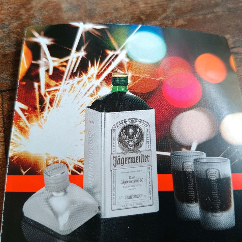 Jägermeister Geschenkbox mit 2 Shot Gläser in Lunden