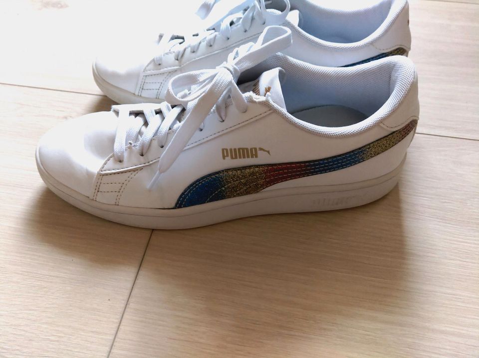 Puma damen top sneaker mit strass
