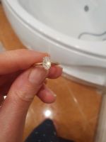 Diamantring Verlobung Oval 1.25 Karat Moissanite Gelbgold Nordwestmecklenburg - Landkreis - Poel Vorschau