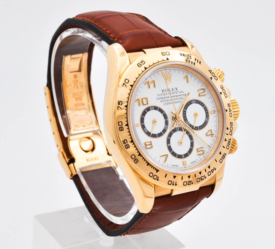 Rolex Daytona Zenith El Primero 18K Gelbgold 16518 in Hamburg