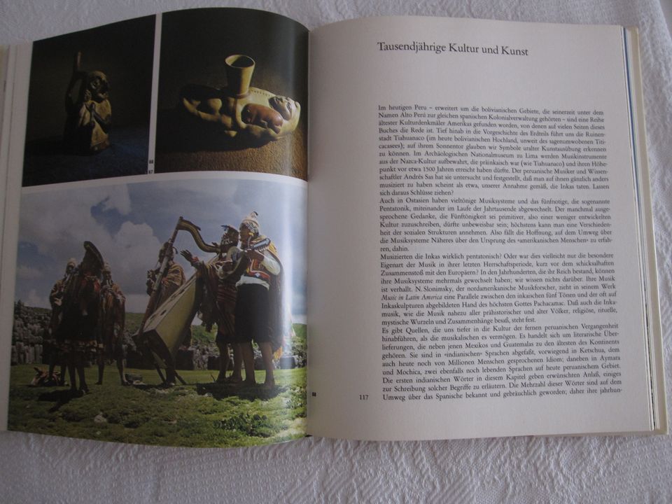 Peru - Mythos, Geschichte, Gegenwart; Bildband 1974 in Düsseldorf