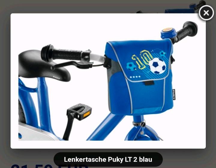 Puky Lenkertasche blau Laufrad oder Fahrrad in Berlin - Köpenick |  Kinderfahrrad gebraucht kaufen | eBay Kleinanzeigen ist jetzt Kleinanzeigen
