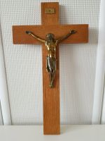 Kruzifix aus Holz und Messing / Wandaufhängung Duisburg - Duisburg-Süd Vorschau