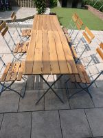Stabiles Biergarten Tischset mit 7 Stühlen Nordrhein-Westfalen - Beverungen Vorschau