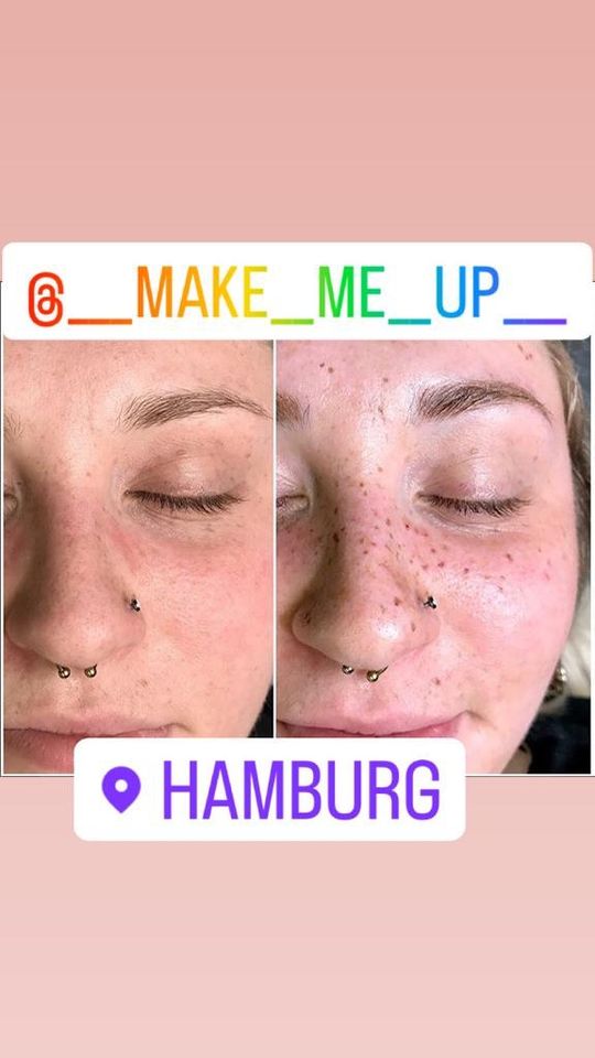 NEW HYPE ! ⚠️ FAKE- FRECKLES! Permanent Make up Sommersprossen in Ilmenau