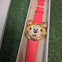 Disney Collection Armbanduhr Mickey Mouse  Retro Neu Gold Rot Sachsen - Bautzen Vorschau
