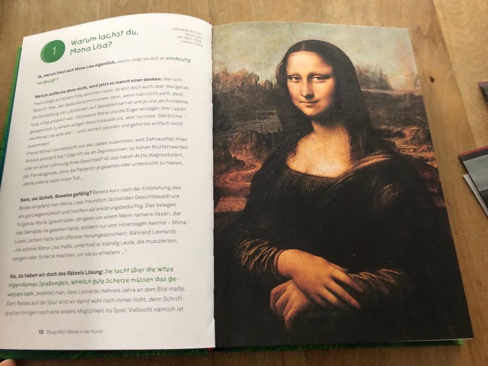 Warum lachst du Mona Lisa? Rätsel der Kunst, Kunstbuch in Melle