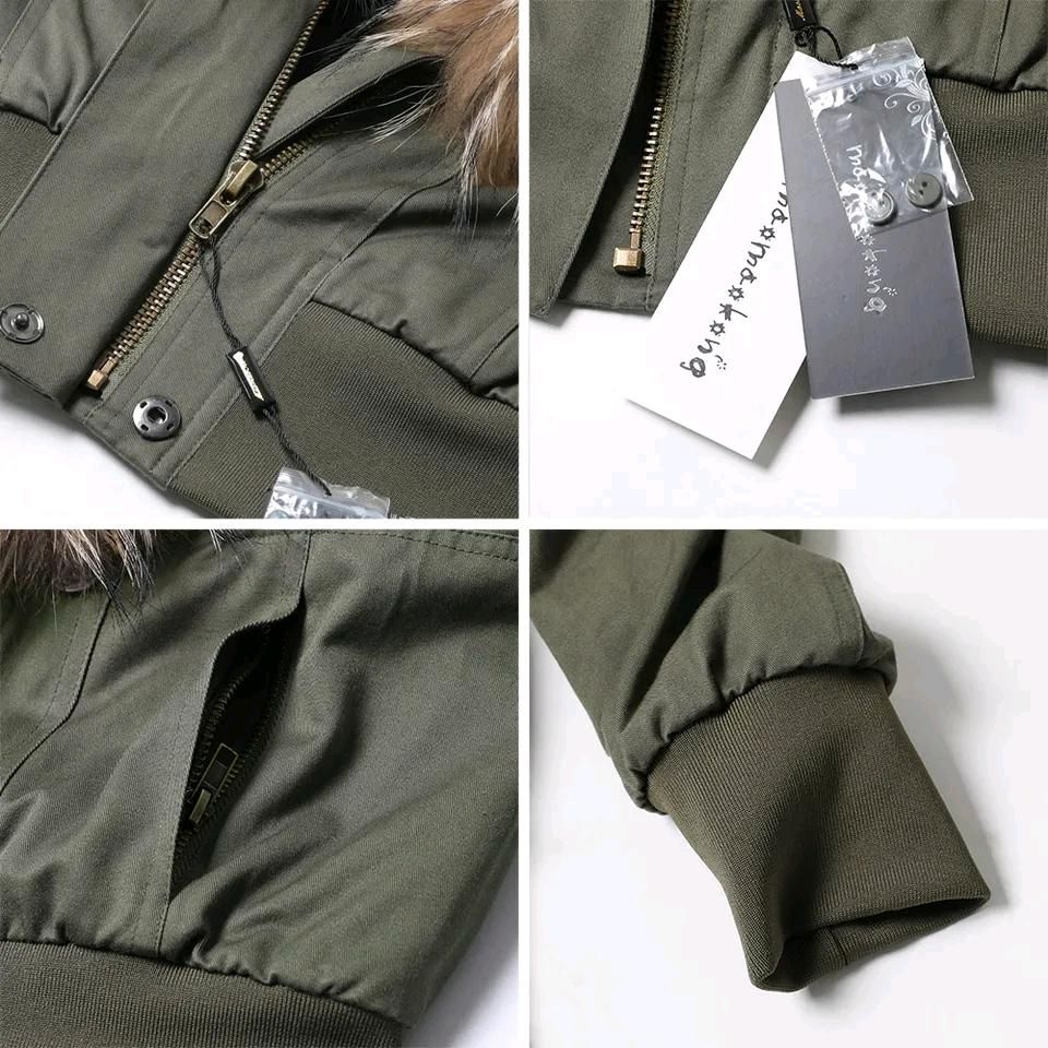 Damen Jacke mit Echtpelz Echtfell Größe XS / 34 Neu mit Etikett in Seesen