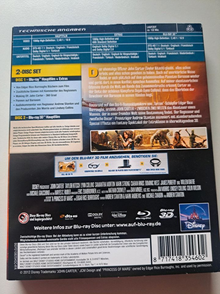 Blu-ray 3D - Megamind / NEU - John Carter / Zwischen zwei Welten in Eching (Kr Freising)