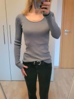 COS Feinstrick Ripp Pullover Pulli Grau Blau Taubenblau XS S 34 Niedersachsen - Achim Vorschau