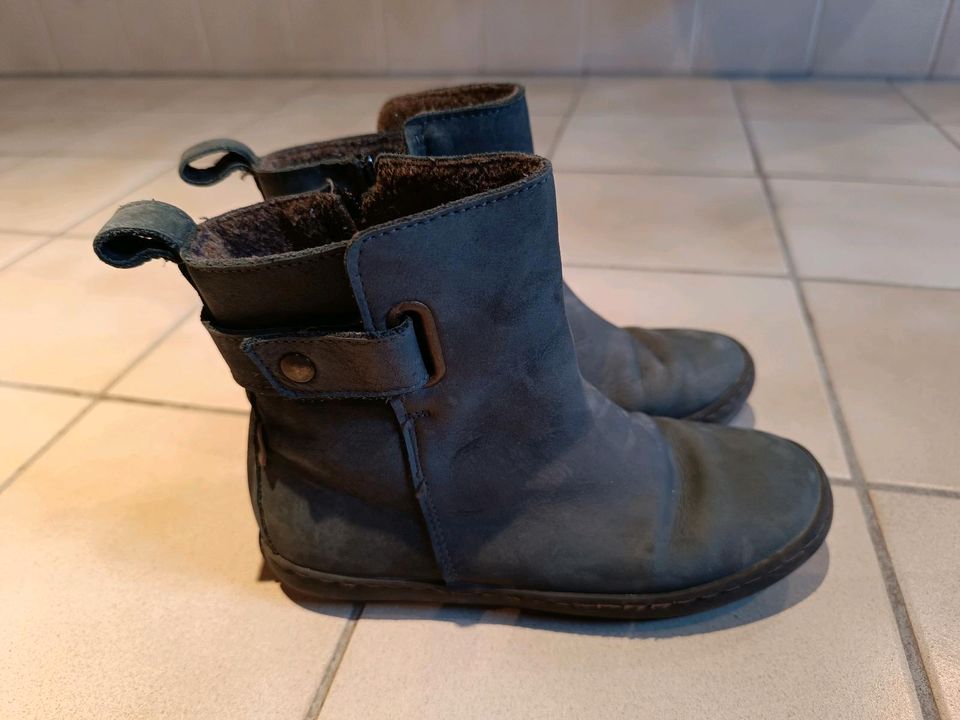 Stiefeletten gefüttert Gr. 33 Leder in Rülzheim