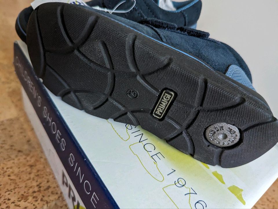 Neu Primigi Leder Sneaker blau Halbschuhe 25 OVP Kinder Schuhe in Markneukirchen