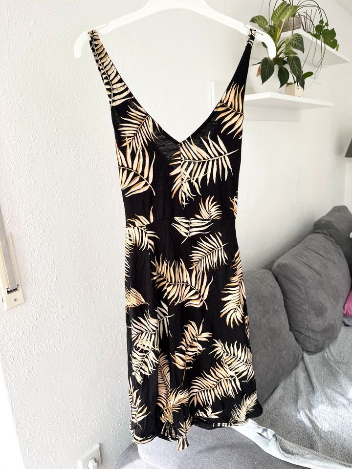 Kleid H&M Schwarz Braun S 36 Damen Sommerkleid in Nürnberg (Mittelfr)