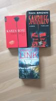 Bücherpaket 3x Charlotte Link, Karen Rose, Dan Brown Essen-West - Holsterhausen Vorschau